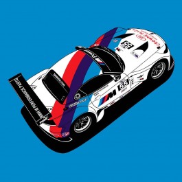 The 2012 BMW Z4 GTE in BMW Motorsport Livery